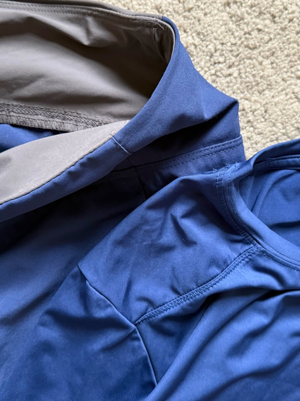 Women’s WonderWink Deep Blue Scrub Bottom and Men’s WonderWink Undershirt Size S